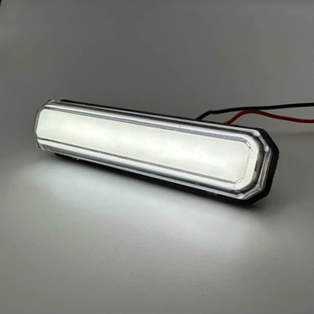 Габаритный LED Фонарь Neon 12/24V Белый, Накладной, с Кронштейном (18x81мм)