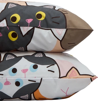 Набір наволочок Moon&Star Бязь Gold Люкс Moon Cats 40х40 см 2 шт (MS-840001512)