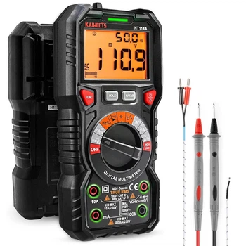 Цифровой мультиметр KAIWEETS HT118A True RMS автоматический 6000 отсчетов CAT III 1000 В