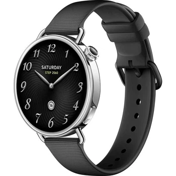 Смарт годинник Xiaomi Watch S4 41mm Fluororubber Strap Black UA