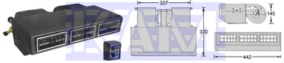 Випарник Formula King 12v Тепло-Холод P = 4,3 кВт (тепло) / P = 4,9 кВт (холод) 609м3 / год (Китай) (шт.)