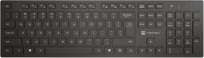 Klawiatura bezprzewodowa Natec Herring Wireless Black (NKL-2348)