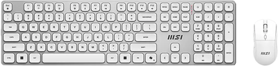 Zestaw bezprzewodowy MSI Forge K210 Combo Wireless White (S11-43US319-Y92)