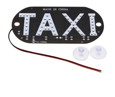 Светодиодная табличка "TAXI"