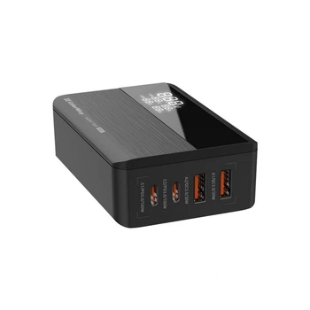 Зарядное устройство ColorWay Power Delivery GaN (2USB-A + 2USB TYPE-C) (100W) black (CW-CHS041PD-BK) (353895)