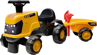Толокар-трактор Falk JCB Fastrac з причепом Жовтий 315CS (3016200000754)
