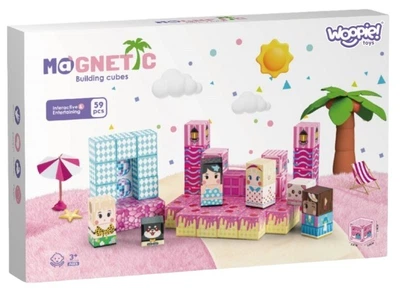 Klocki magnetyczne konstrukcyjne Woopie Sześciany 3D 58977 59 elementów (5906280658977)