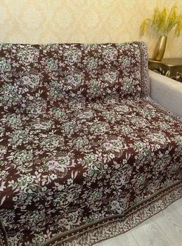 Покривало гобеленове 150×210 см універсальне (капа) Мелкий цветочек