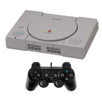 Набор Консоль Sony PlayStation 1 Europe Grey Б/У + Геймпад Проводной RMC PlayStation 2 Black