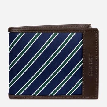 Кошелек мужской для карточек Tommy Hilfiger 261193391 Синий/Коричневый (1161069819)