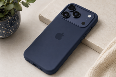 Чохол силіконовий Original Silicone Case MagSafe для iPhone 17 Pro Max протиударний пилозахищений темно-синій