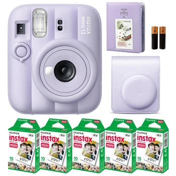 Подарунковий набір Fujifilm Instax Mini 13 Dreamy Purple (Фіолетовий) / Камера + Чохол + Альбом 64 фото + Фотопапір 50 знімків / Summer Set 2026