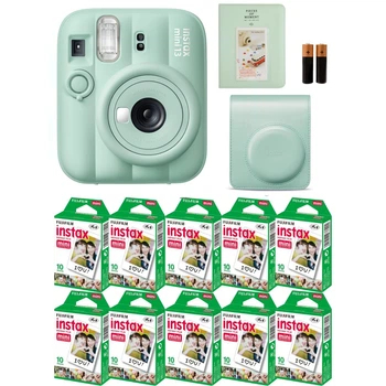 Подарунковий набір Fujifilm Instax Mini 13 Lagoon Green (Зелений) / Камера + Чохол + Альбом 64 фото + Фотопапір 100 знімків / Summer Set 2026