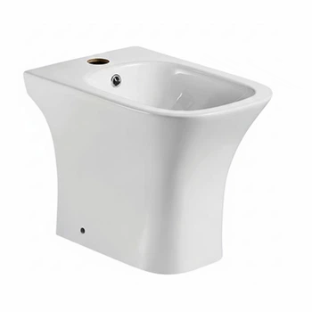 Биде Qtap Presto Quadro, напольное, керамическое, белое глянцевое (SD00055248)