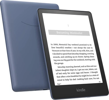 Электронная книга Amazon Kindle Paperwhite Signature Edition 32GB 11th Generation Refurbished Grade B с теплой подсветкой (Denim) - Б/У
