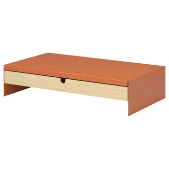 Подставка для монитора с выдвижным ящиком, ярко-оранжевая. ELLOVEN IKEA 406.198.58