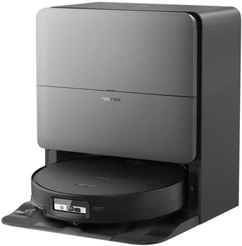 Робот-пылесос с влажной уборкой RoboRock Saros 20 Sonic Complete Black