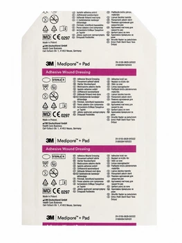 Пластырь 10*15 см 3М Medipore+Pad Адгезивная повязка для закрытия ран 10см х 15см (3569Е)
