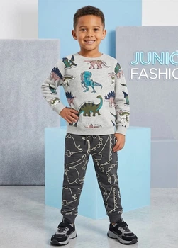 Світшот утеплений для хлопчика Primark р.110 сірий