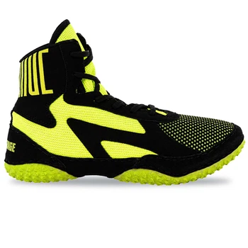 Борцовки замшевые для борьбы Fistrage X-Series 6449 размер 41 Black-Yellow