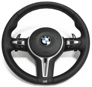 Руль BMW M Performance M3 Style для F20 F21 F22 F23 F30 F31 F32 F33 F36 X3 F25 X4 F26 X5 F15 X6 F16 | Кожаное