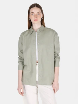 Сорочка бавовняна жіноча Colin's CL1068538SAG XL Sage (8684112630861)