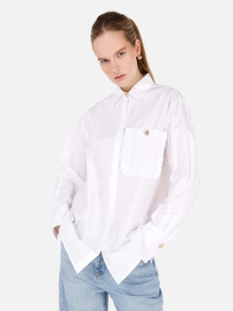 Рубашка хлопковая женская Colin's CL1070866WHT XS-S White (8684112306483)