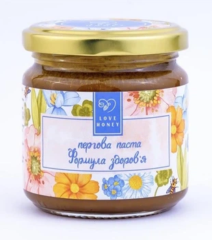 Пергова паста з медом LOVE HONEY "Формула здоров'я" 280 г