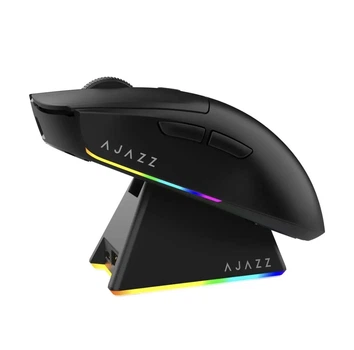 Мишка бездротова AJAZZ AJ139 V2 MC Black Bluetooth 2.4G USB-C PAW3311 12000 DPI 1000Hz ігрова