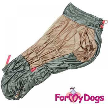 Зимовий комбінезон для собак "CREAMY" породи Такси та Вельш Корги, сірий K39 For My Dogs (zoo0006264)