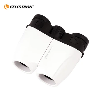 Бинокль Celestron Swallow 10x25 с креплением для смартфона, белый