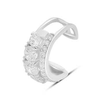 Серебряные серьги с фианитами (2214830)
