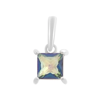 Серебряная подвеска с мистик топазом 0.473ct (2212638)