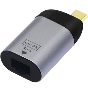 Зовнішня мережна карта Type-C to RJ45 Ethernet Addap UC2RJ45-01 1000 Мбіт/с алюмінієва