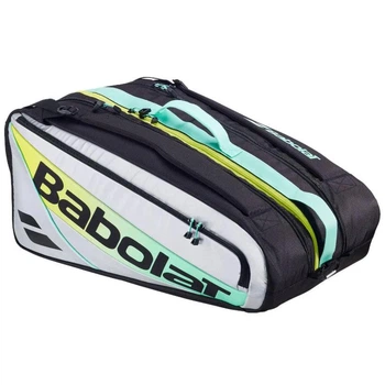 Сумка для падела Babolat RH Pro, черная с серебристым многоцветным