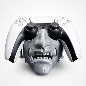 Держатель «Маска Yōtei» для DualSense (Ghost of Yōtei Edition) Серая