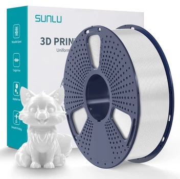 PETG SUNLU Белый на катушке 1кг филамент пластик для 3D принтера