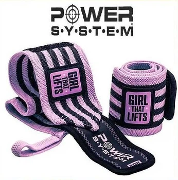 Спортивные кистевые бинты Power System Wrist Wraps для тренировок, бодибилдинга и фитнеса, поддержка запястий