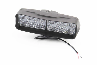 Фара дополнительная светодиодная влагозащитная-16 LED с креплением, прямоугольная 160x50мм