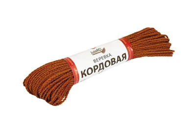 Шнур кордовый крученый влагостойкий ГОСПОДАР Ø3.0 мм 50 м 92-0611