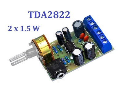 Усилитель звука TDA2822 (2х1.5 вт)