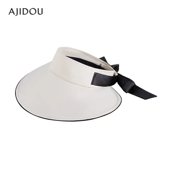 Капелюх AJIDOU жіночий з козирком для пляжу, бежевий