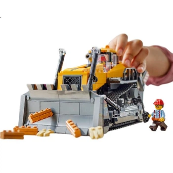 LEGO City 60466 Жовтий бульдозер, набір для будівництва, іграшка для хлопчиків та дівчаток, подарунок на день народження, прикраса для дому