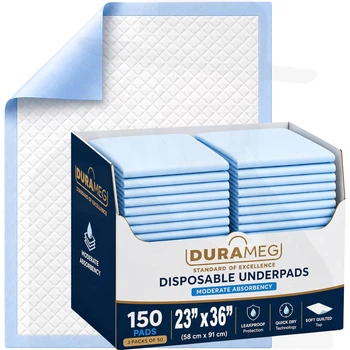 Пеленки одноразовые для недержания мочи на кровати (150 штук)