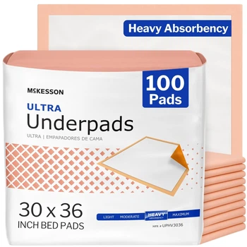 Пеленки одноразовые при недержании у взрослых McKesson Ultra Underpads 100 шт