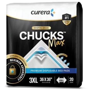 Пеленки одноразовые для больничной койки Chucks MAX (20 штук)
