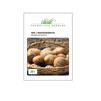 NPK + микроэлементы Удобрение для картофеля, 20 г. 010118