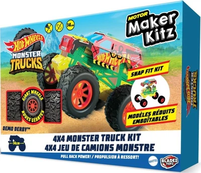 Машинка-конструктор Bladez Toyz Hot Wheels Motor Maker Kitz Monster Truck (1333045) (5060158855780)