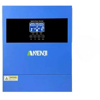 Сонячний гібридний інвертор Anenji 4200 Вт 24V WiFi, MPPT 100A, для дому та сонячних панелей