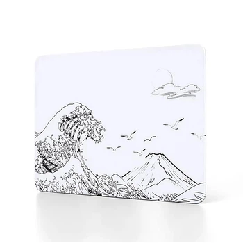 Скляна ігрова поверхня ATTACK SHARK CM05 410x310Х5 мм, WHITE WAVE/БІЛА ХВИЛЯ (CM05WW)